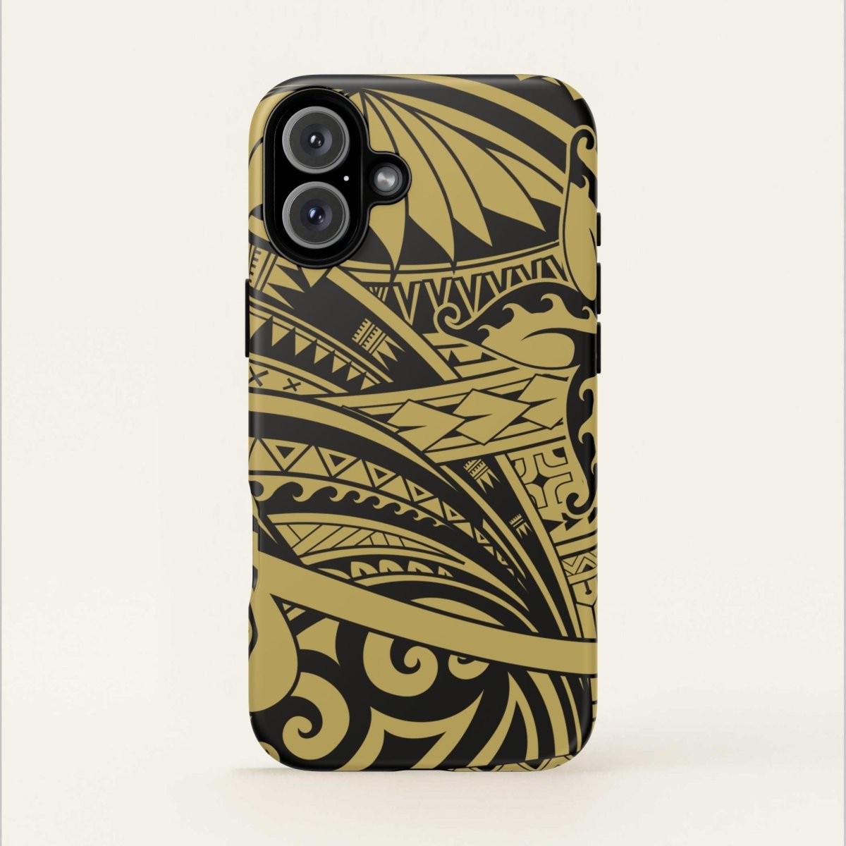 iPhone Tough Phone Case - Bloom Gold - AU/NZ/USA - The Koko Samoa