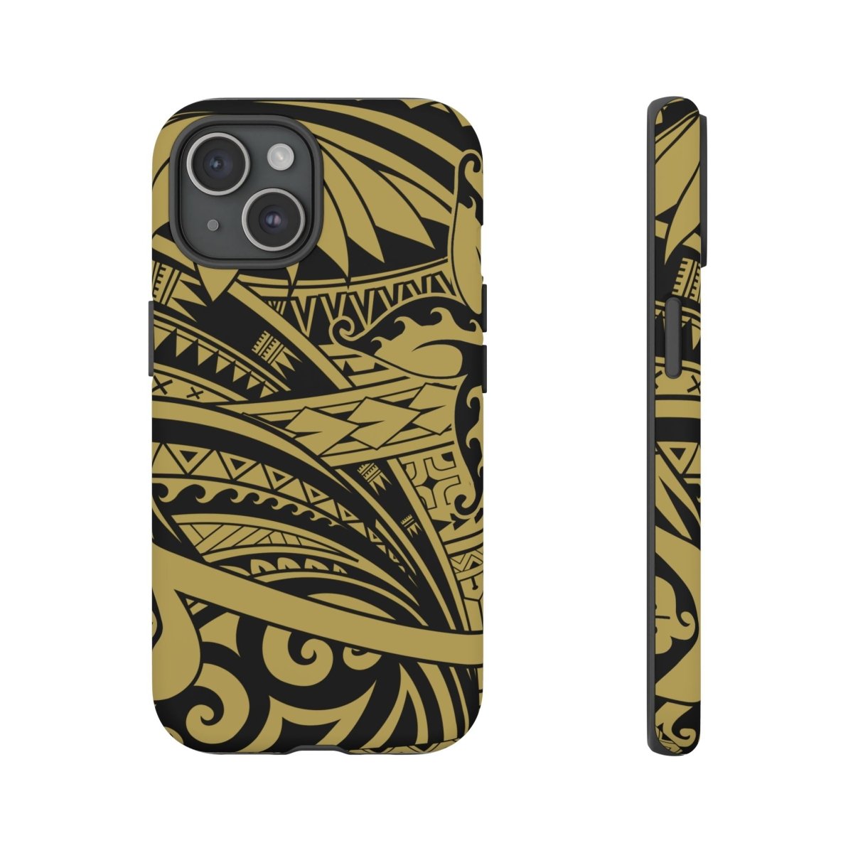 WOYC Bloom Gold tough phone case for iPhone, durable protective cover with floral design, suitable for AU/NZ/USA markets.