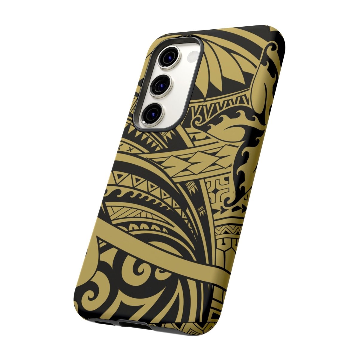 WOYC Bloom Gold tough phone case for iPhone, durable protective cover with floral design, suitable for AU, NZ, and USA models.