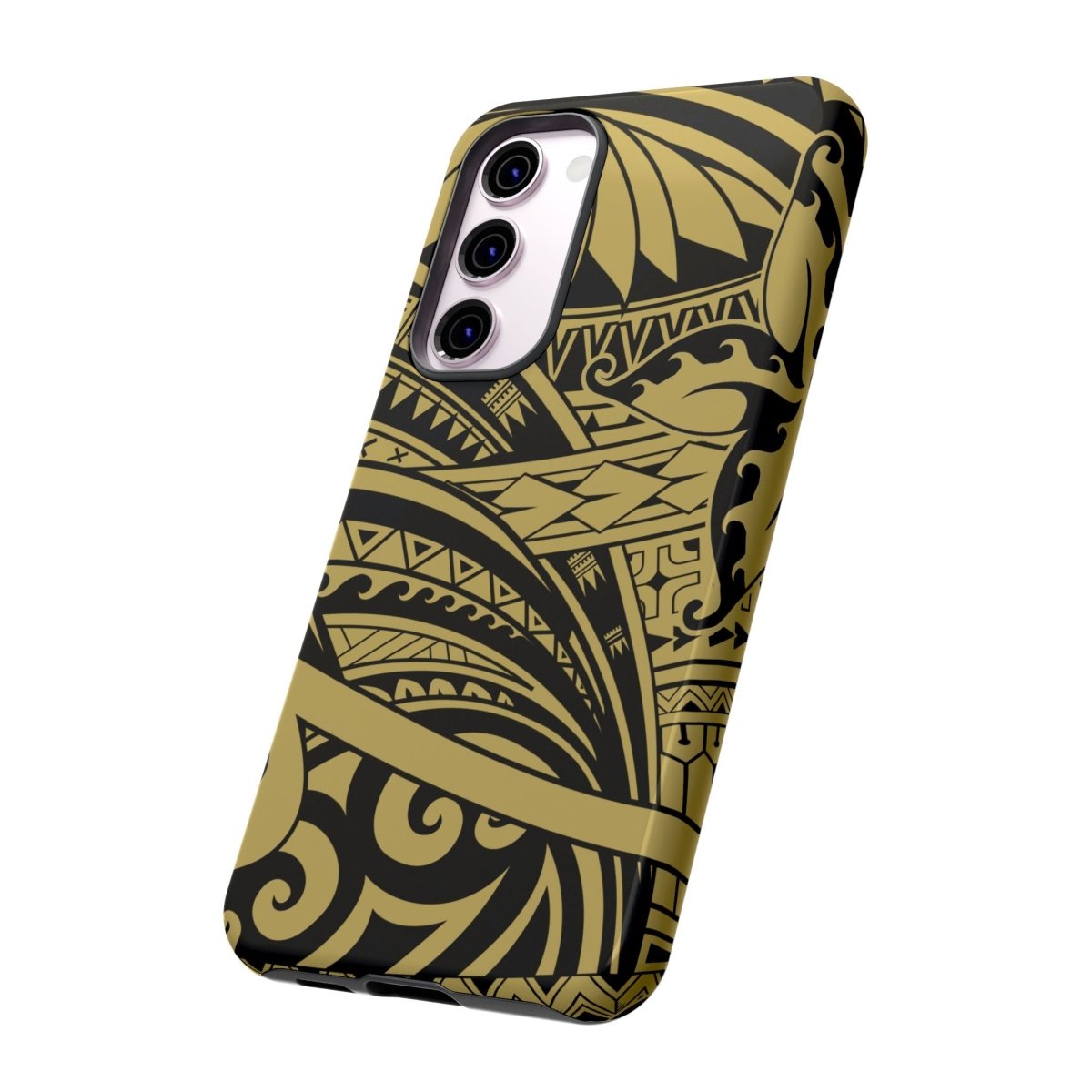WOYC Bloom Gold tough iPhone case for AU/NZ/USA, featuring a floral design and durable protection for iPhone models.