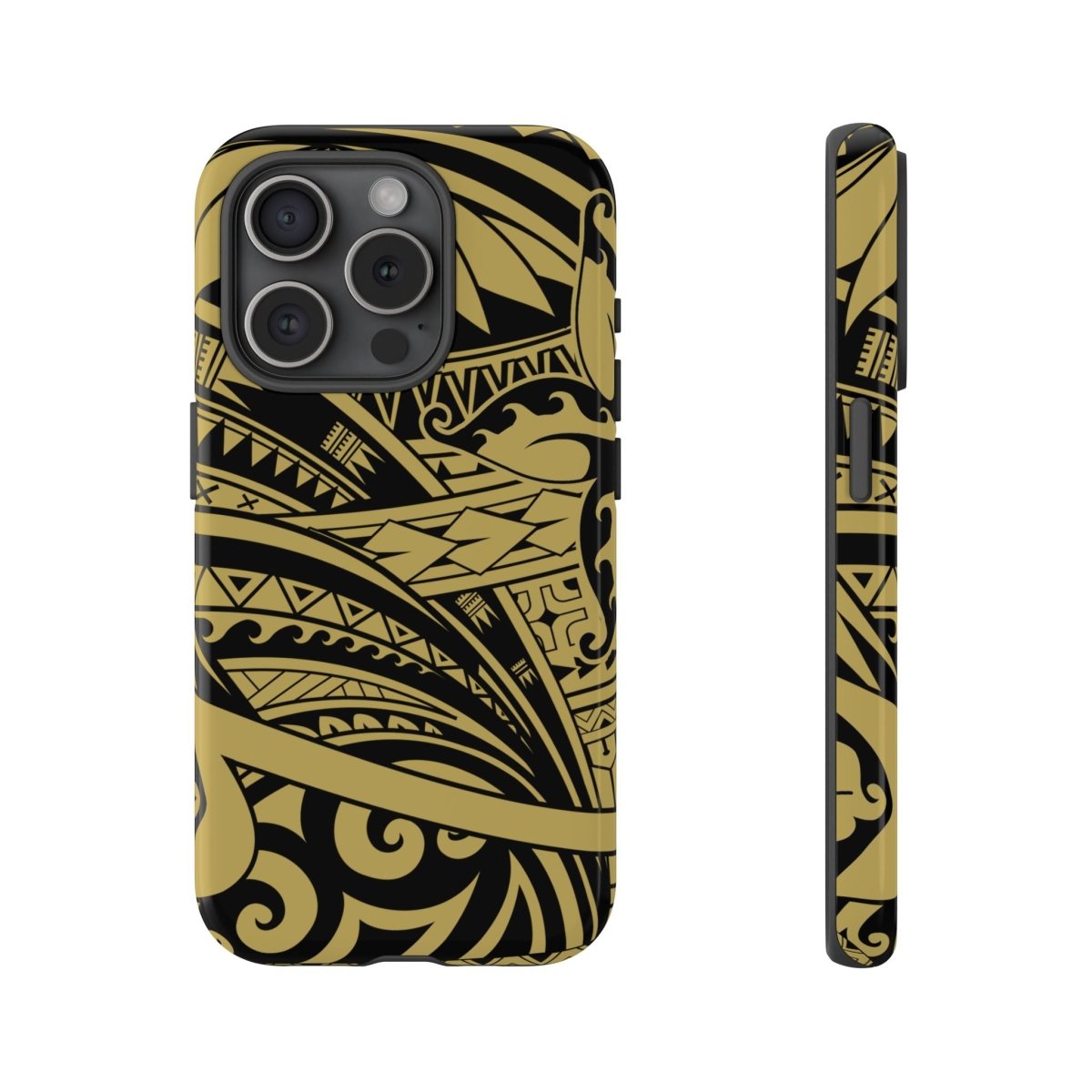 iPhone Tough Phone Case - Bloom Gold - AU/NZ/USA - The Koko Samoa