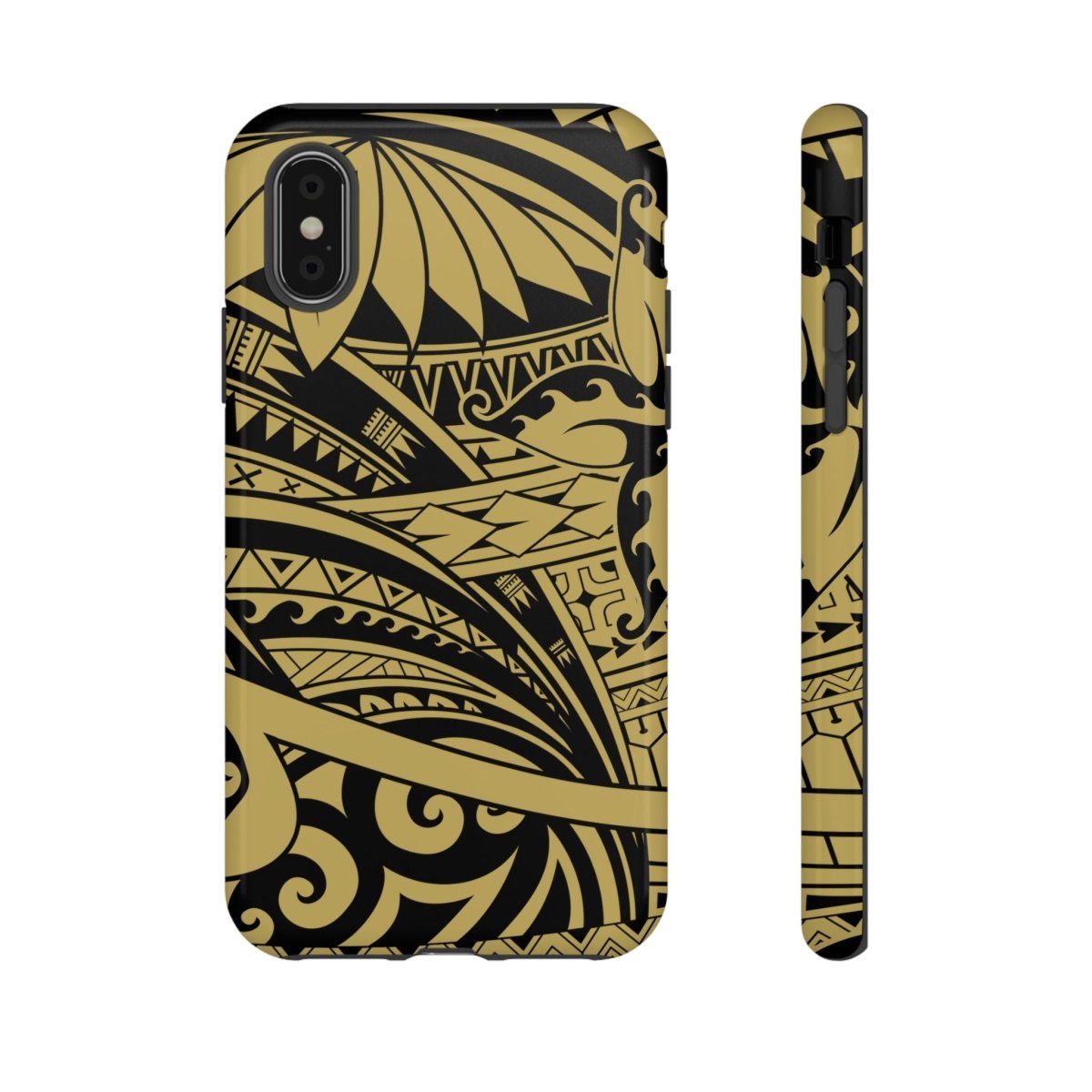 iPhone Tough Phone Case - Bloom Gold - AU/NZ/USA - The Koko Samoa