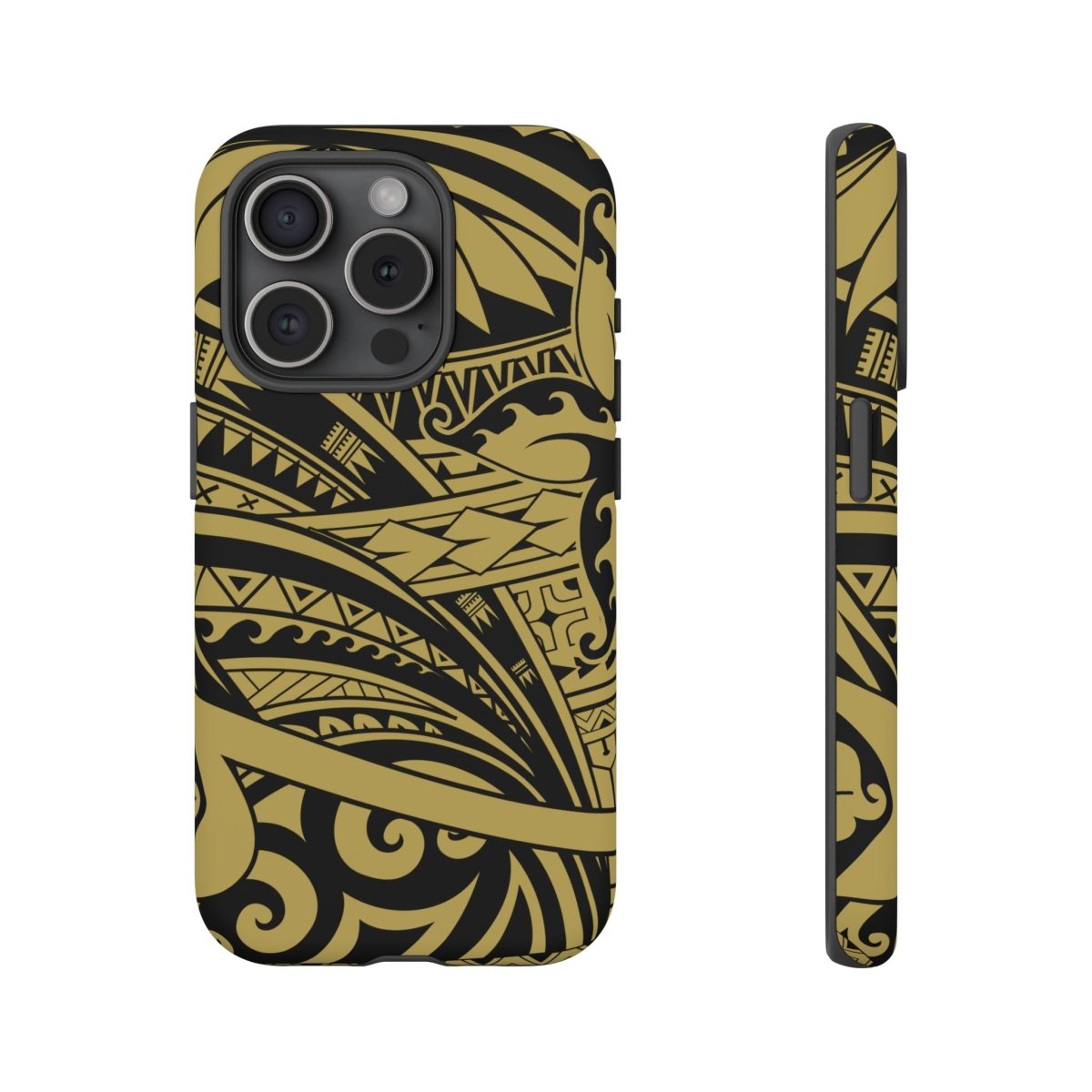 iPhone Tough Phone Case - Bloom Gold - AU/NZ/USA - The Koko Samoa