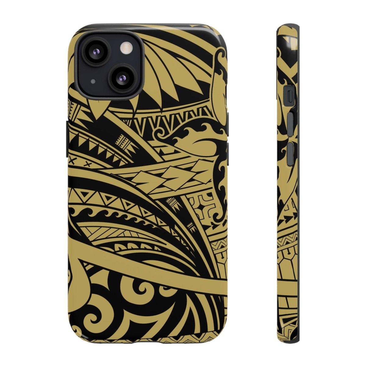 iPhone Tough Phone Case - Bloom Gold - AU/NZ/USA - The Koko Samoa