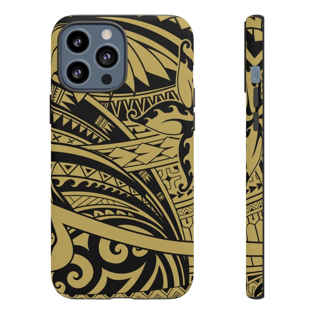 iPhone Tough Phone Case - Bloom Gold - AU/NZ/USA - The Koko Samoa