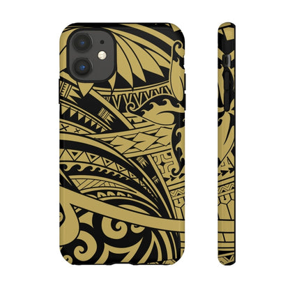 iPhone Tough Phone Case - Bloom Gold - AU/NZ/USA - The Koko Samoa