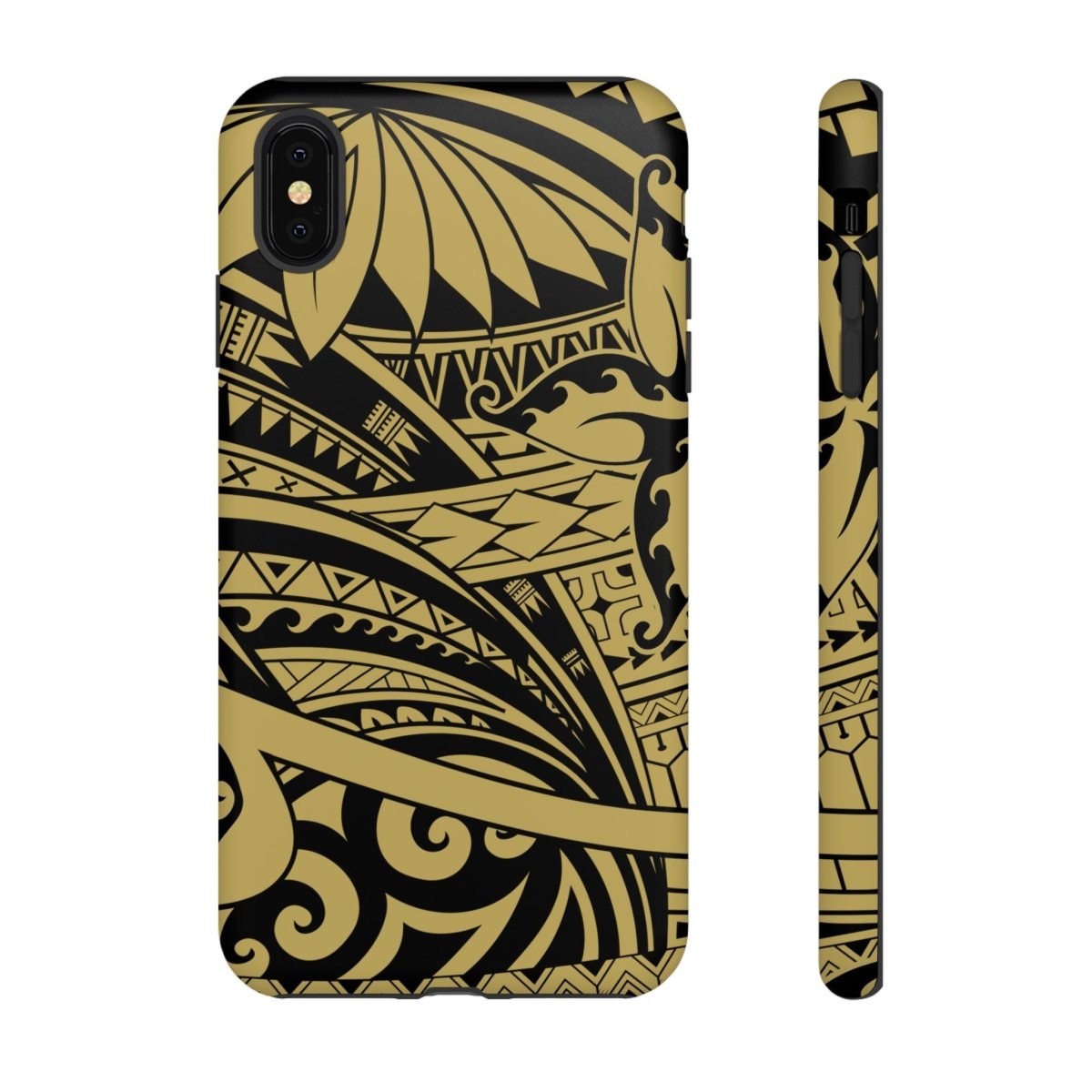 iPhone Tough Phone Case - Bloom Gold - AU/NZ/USA - The Koko Samoa