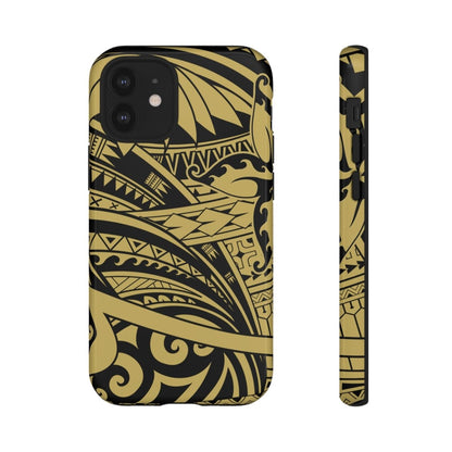 iPhone Tough Phone Case - Bloom Gold - AU/NZ/USA - The Koko Samoa