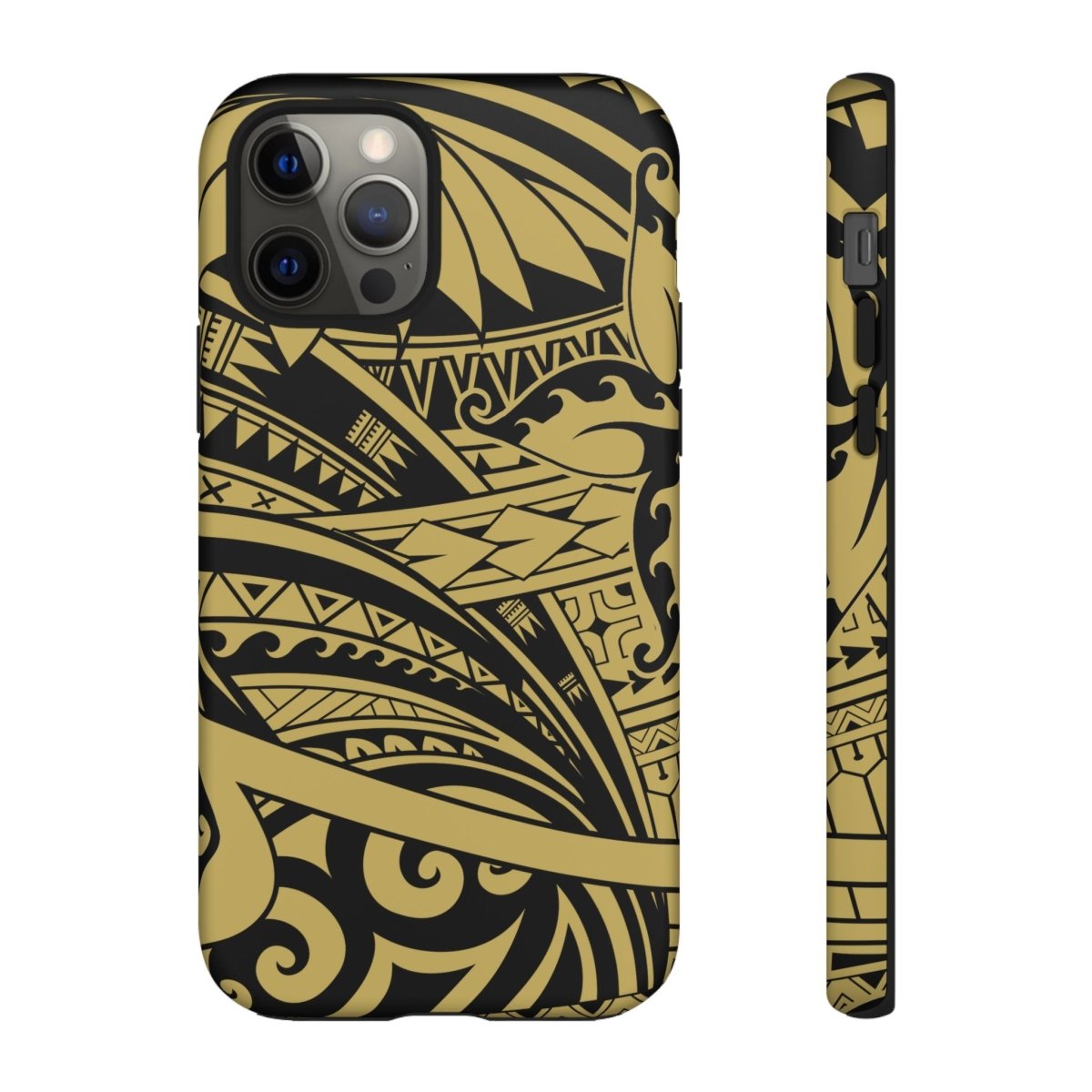 iPhone Tough Phone Case - Bloom Gold - AU/NZ/USA - The Koko Samoa
