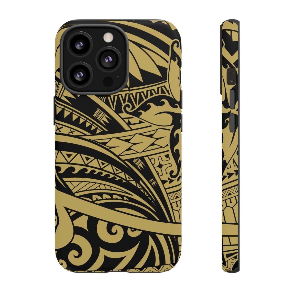 iPhone Tough Phone Case - Bloom Gold - AU/NZ/USA - The Koko Samoa