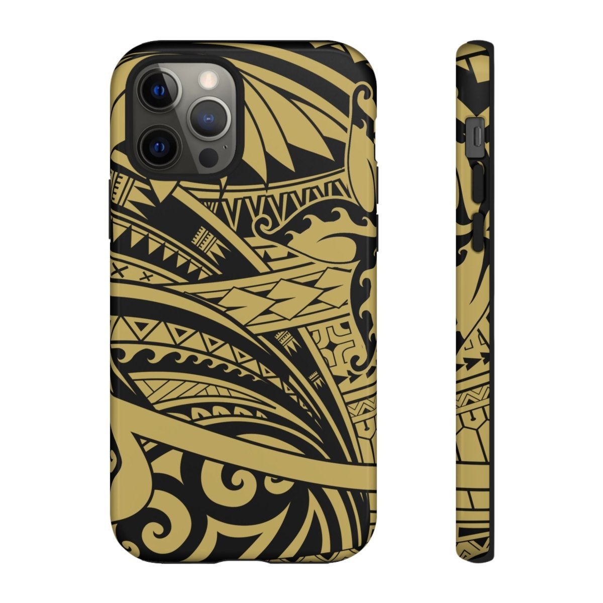 iPhone Tough Phone Case - Bloom Gold - AU/NZ/USA - The Koko Samoa