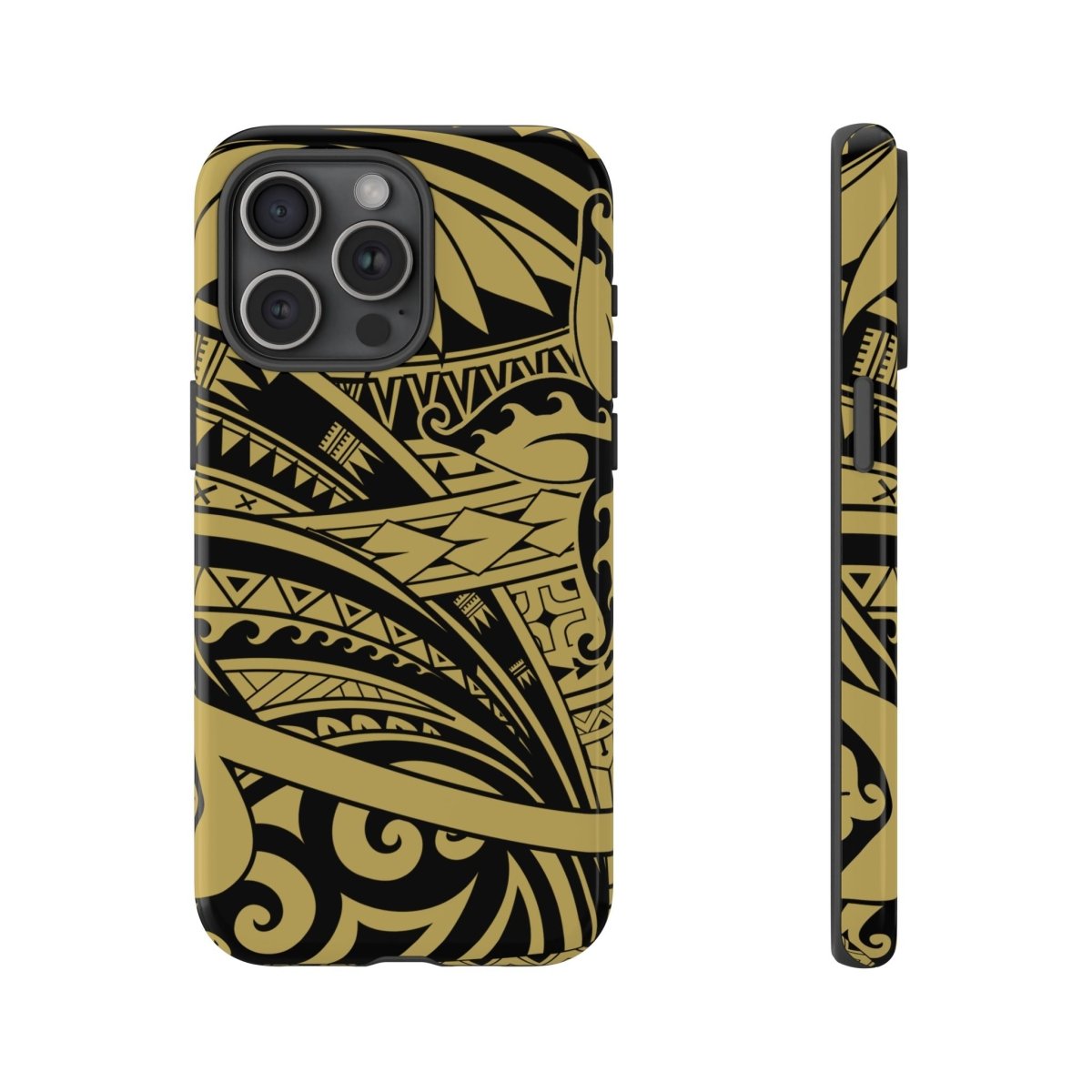 iPhone Tough Phone Case - Bloom Gold - AU/NZ/USA - The Koko Samoa