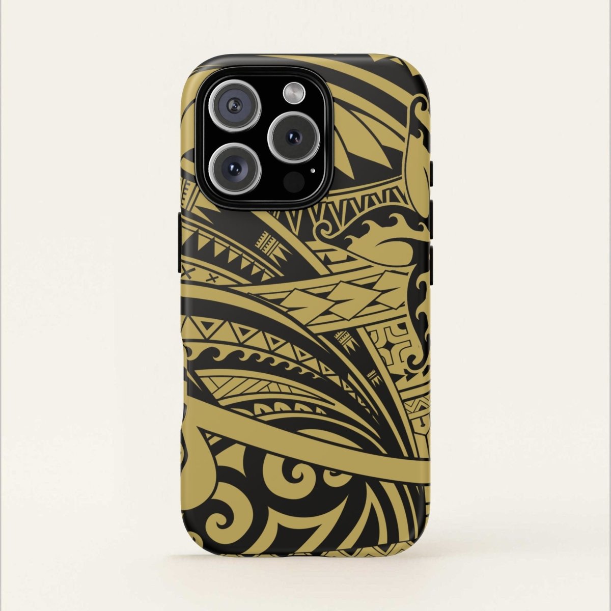 iPhone Tough Phone Case - Bloom Gold - AU/NZ/USA - The Koko Samoa