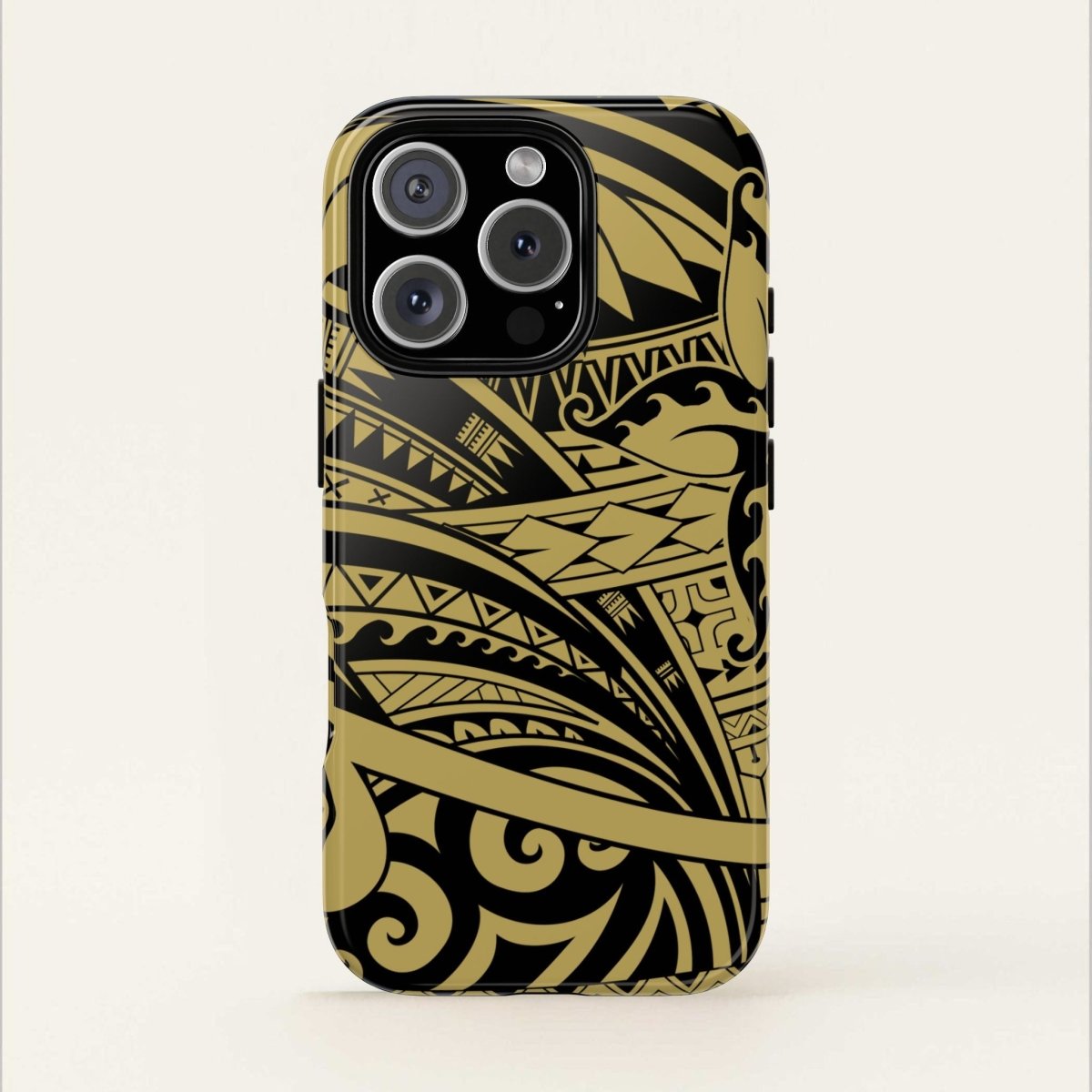 iPhone Tough Phone Case - Bloom Gold - AU/NZ/USA - The Koko Samoa