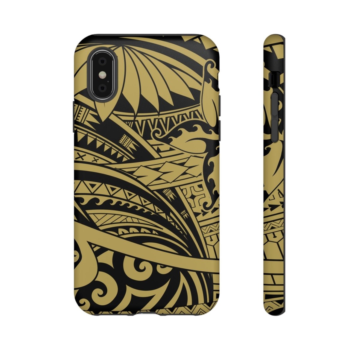 iPhone Tough Phone Case - Bloom Gold - AU/NZ/USA - The Koko Samoa
