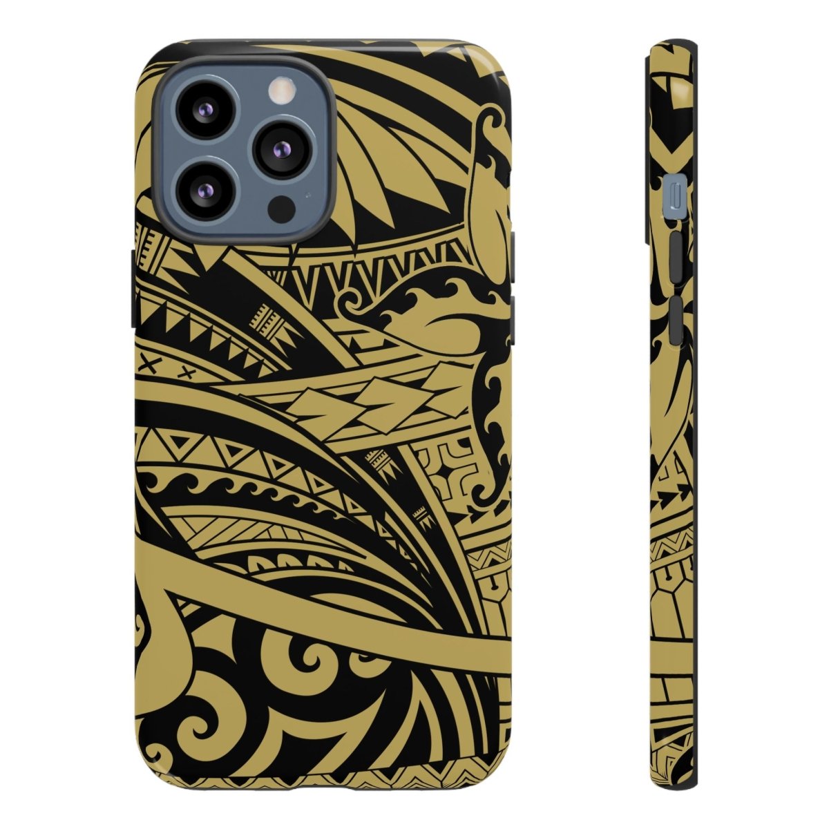 iPhone Tough Phone Case - Bloom Gold - AU/NZ/USA - The Koko Samoa