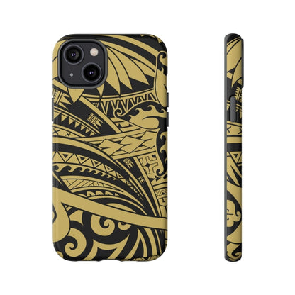 iPhone Tough Phone Case - Bloom Gold - AU/NZ/USA - The Koko Samoa