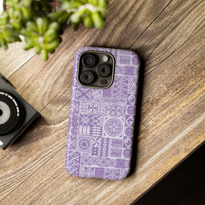 iPhone Tough Phone Case - Lavender Elei - AU/NZ/USA - The Koko Samoa