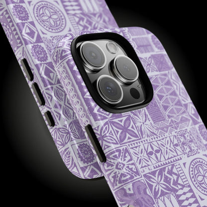 iPhone Tough Phone Case - Lavender Elei - AU/NZ/USA - The Koko Samoa