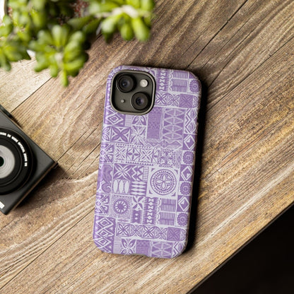 iPhone Tough Phone Case - Lavender Elei - AU/NZ/USA - The Koko Samoa