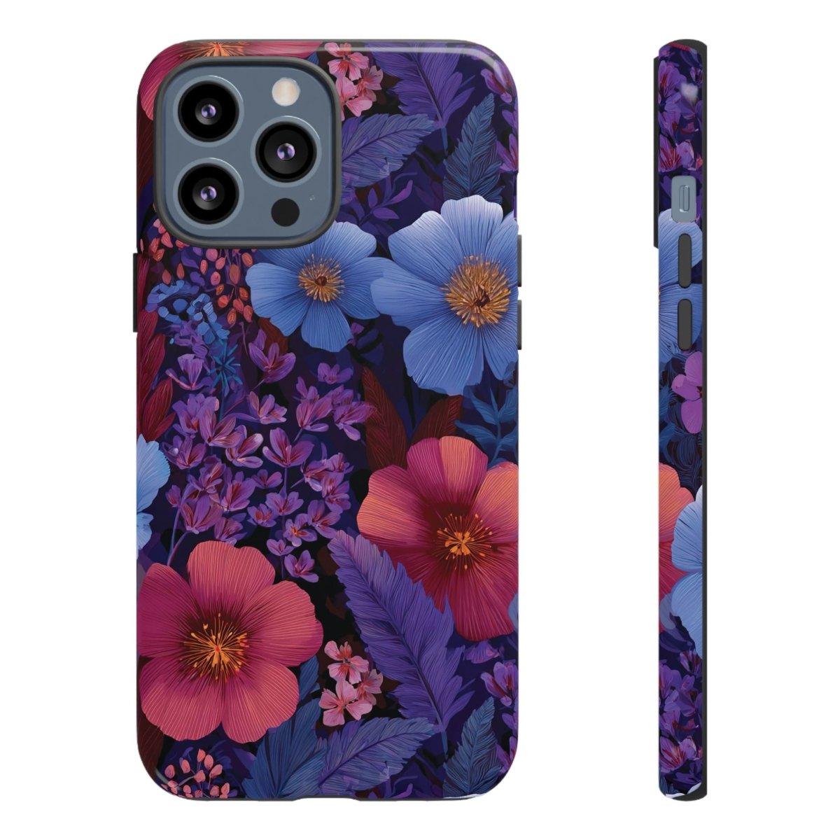 iPhone Tough Phone Case - Lavender Tropics - AU/NZ/USA - The Koko Samoa