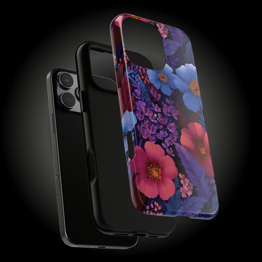 iPhone Tough Phone Case - Lavender Tropics - AU/NZ/USA - The Koko Samoa