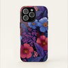 iPhone Tough Phone Case - Lavender Tropics - AU/NZ/USA - The Koko Samoa