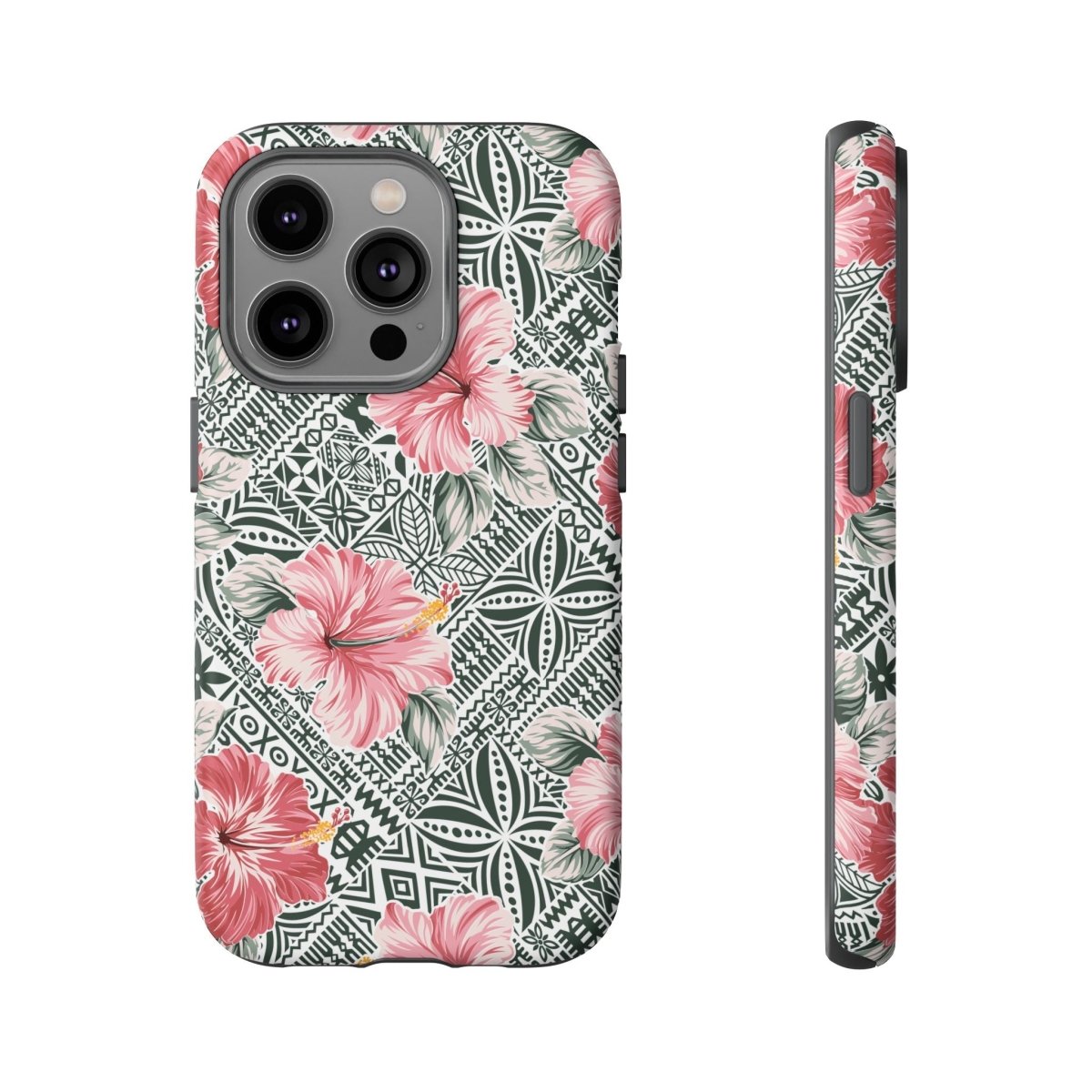 iPhone Tough Phone Case - Solosolo Blooms - AU/NZ/USA - The Koko Samoa