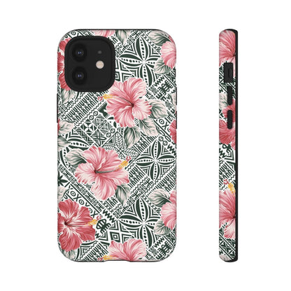 iPhone Tough Phone Case - Solosolo Blooms - AU/NZ/USA - The Koko Samoa