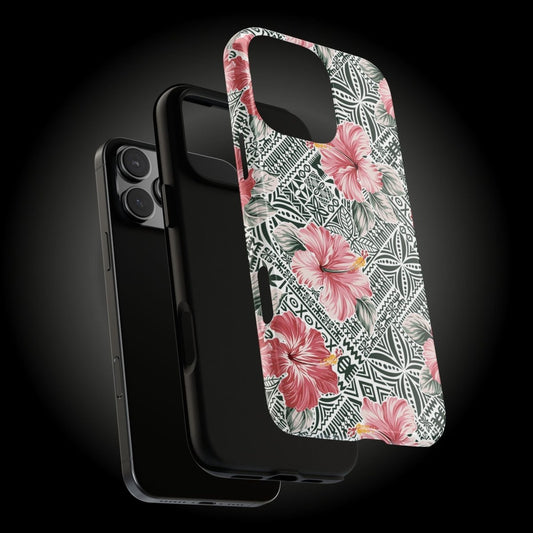 iPhone Tough Phone Case - Solosolo Blooms - AU/NZ/USA - The Koko Samoa