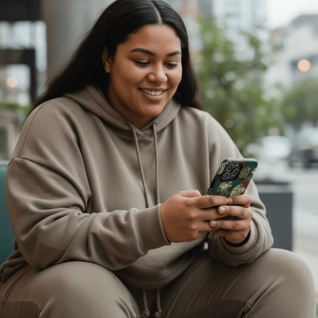 iPhone Tough Phone Case - Tafatafa Greens - AU/NZ/USA - The Koko Samoa