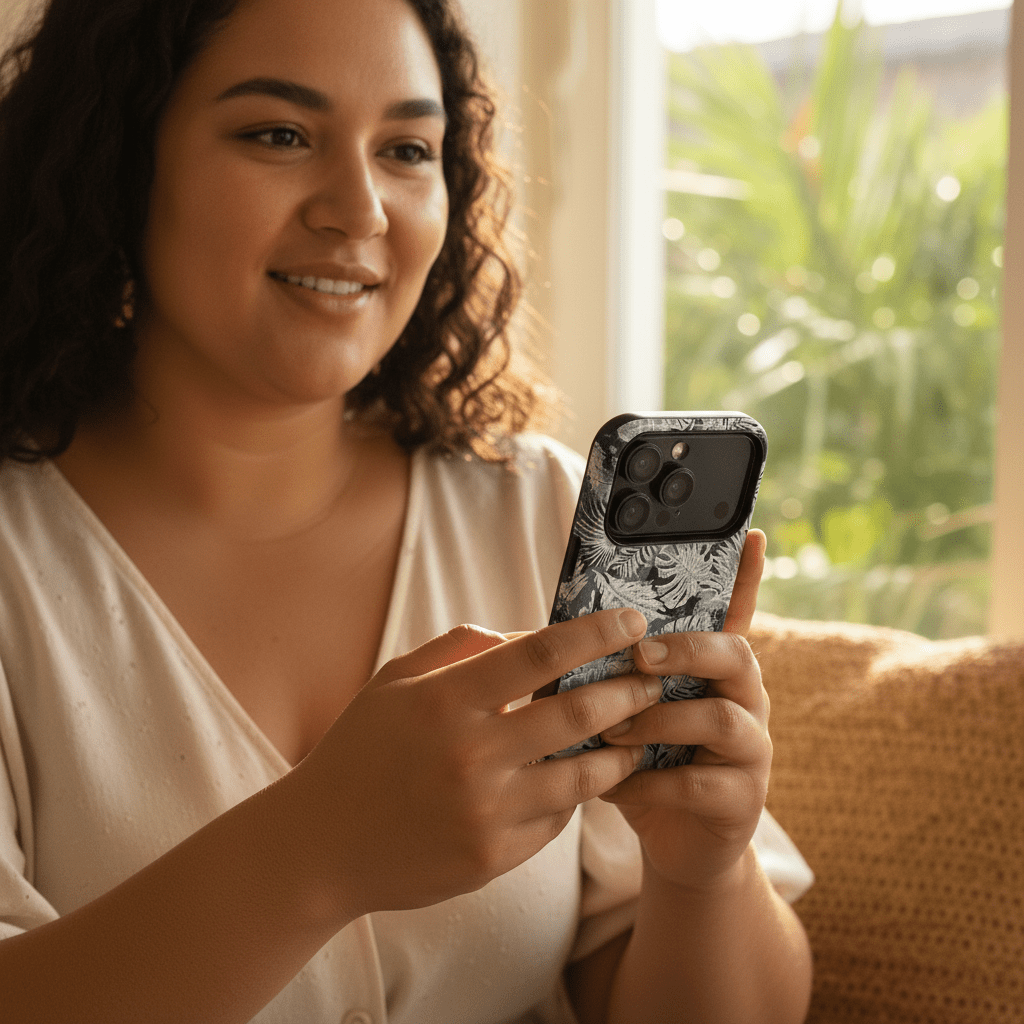 iPhone Tough Phone Case - Tiavi Mist - AU/NZ/USA - The Koko Samoa