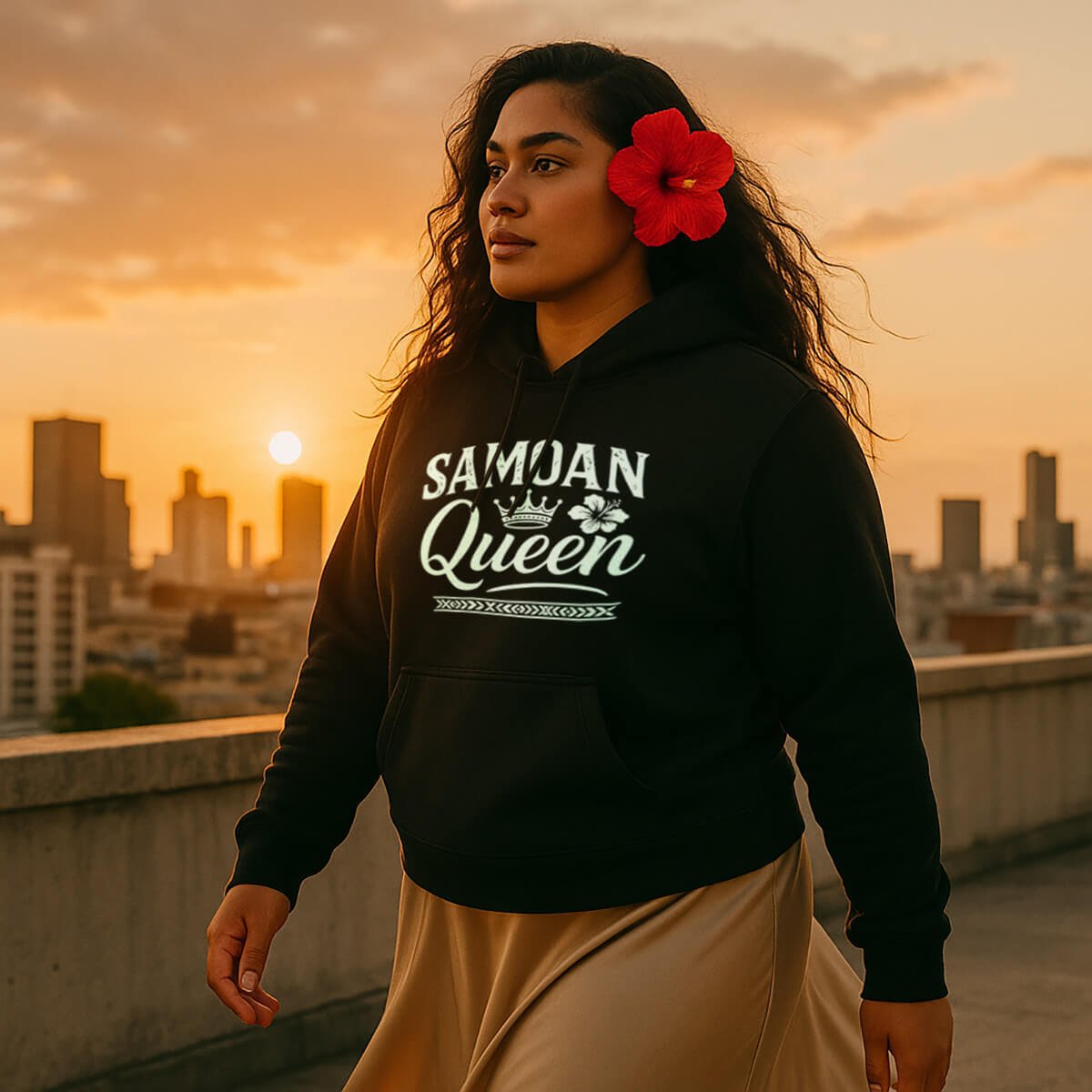 Island Hoodie™ – Samoan Queen - AU/NZ - The Koko Samoa