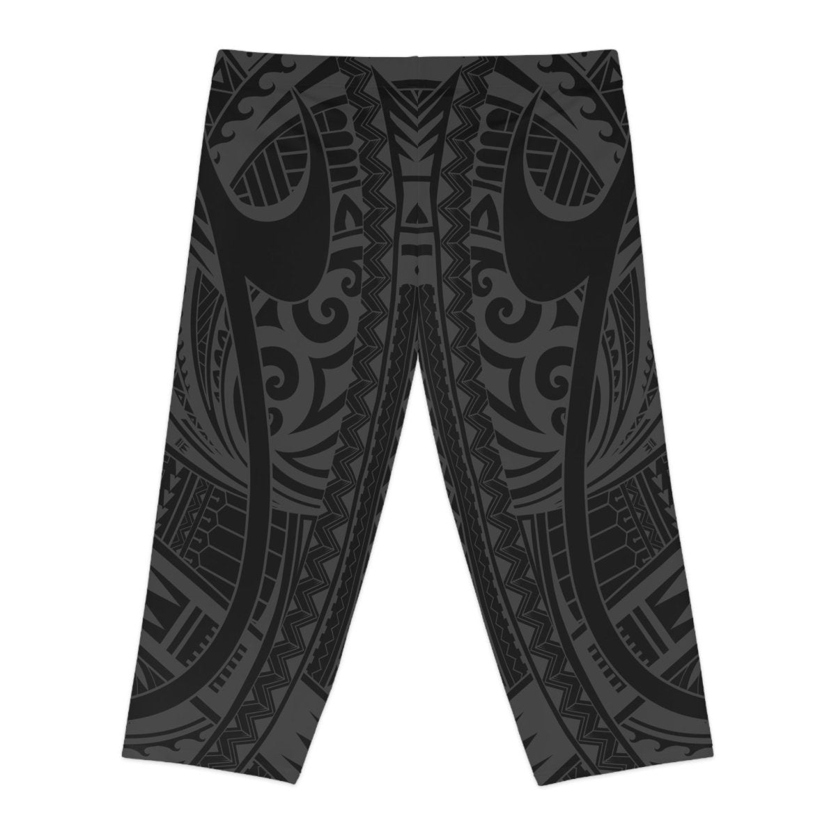 FYBY Islandflex Capri Leggings in Warrior design, featuring a vibrant tropical pattern and comfortable fit.