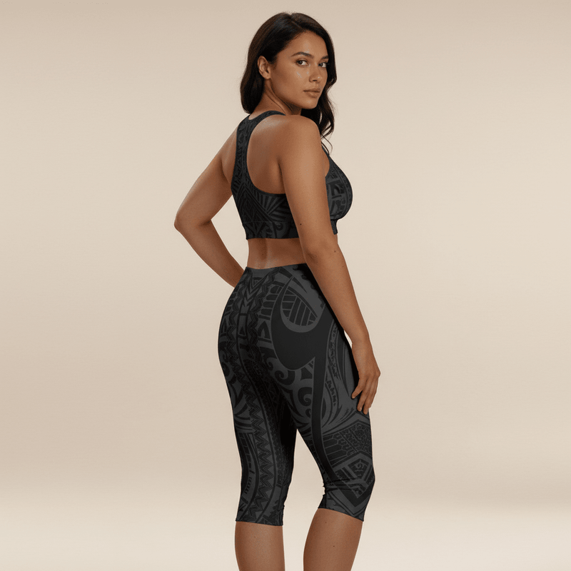 Islandflex Capri Leggings - Warrior - AU/NZ/USA - The Koko Samoa
