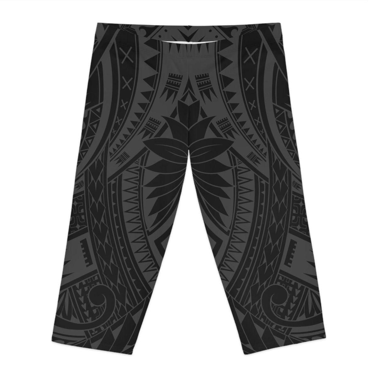 FYBY Islandflex Capri Leggings in Warrior design featuring vibrant patterns, perfect for active wear and casual style.