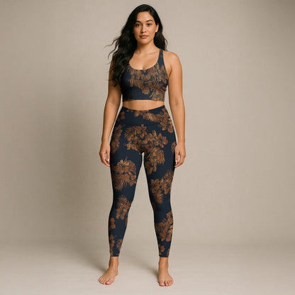 IslandFlex Leggings - Fagaloa Twilight - AU/NZ/USA - The Koko Samoa
