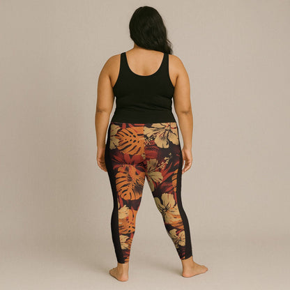 IslandFlex Leggings - Lalomanu Ember - AU/NZ/USA - The Koko Samoa