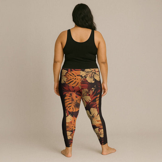 IslandFlex Leggings - Lalomanu Ember - AU/NZ/USA - The Koko Samoa