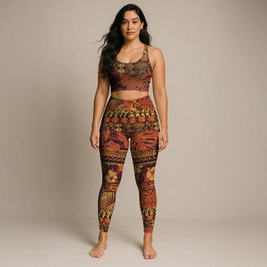 IslandFlex Leggings - Poutasi Promise - AU/NZ/USA - The Koko Samoa