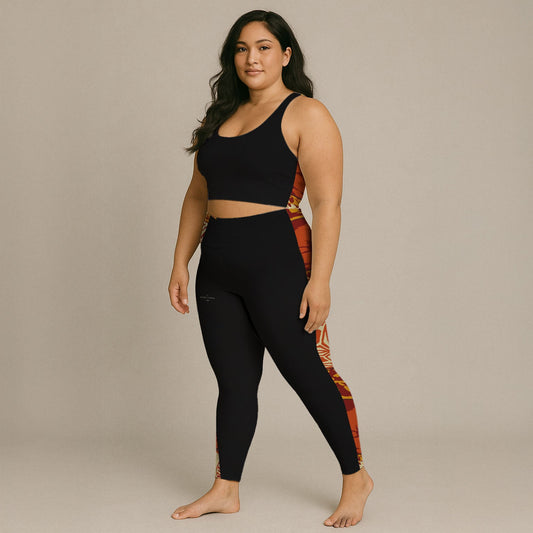 IslandFlex Leggings - Sataoa Sunrise - AU/NZ/USA - The Koko Samoa