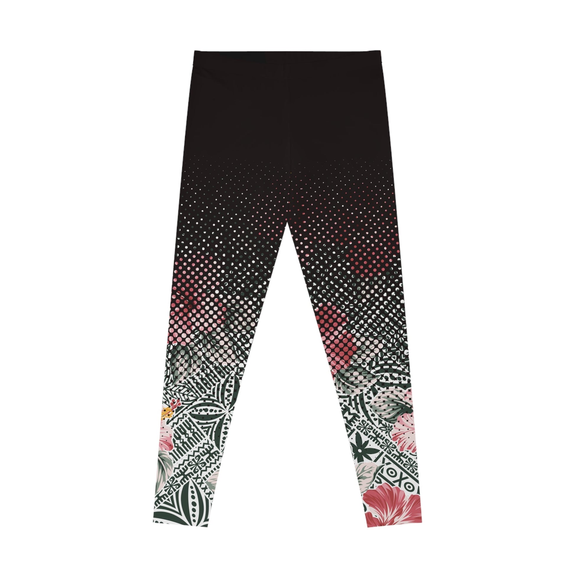 IslandFlex Leggings - Solosolo Blooms - AU/NZ/USA - The Koko Samoa