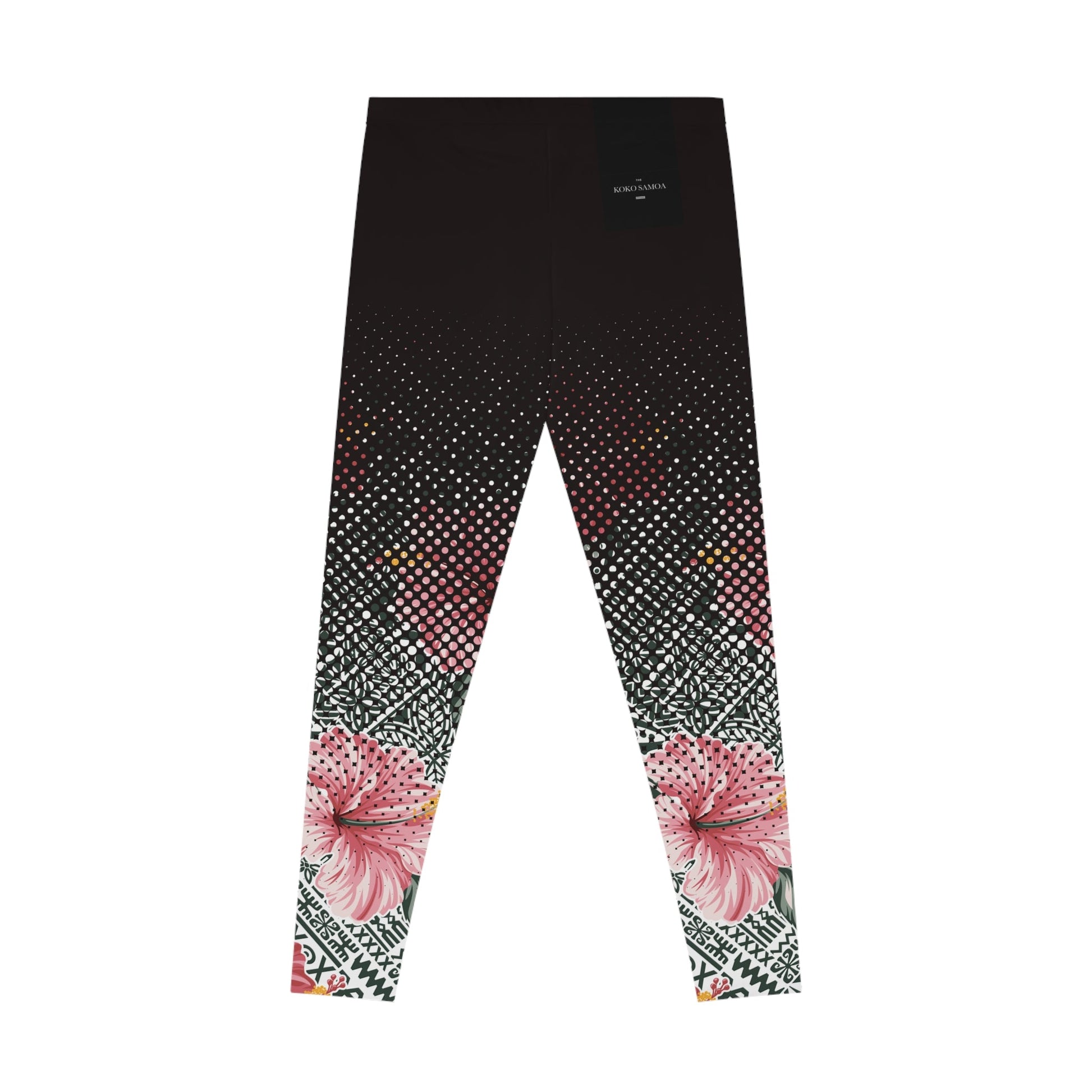IslandFlex Leggings - Solosolo Blooms - AU/NZ/USA - The Koko Samoa