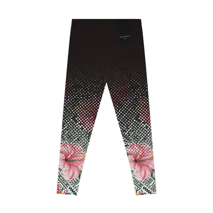 IslandFlex Leggings - Solosolo Blooms - AU/NZ/USA - The Koko Samoa