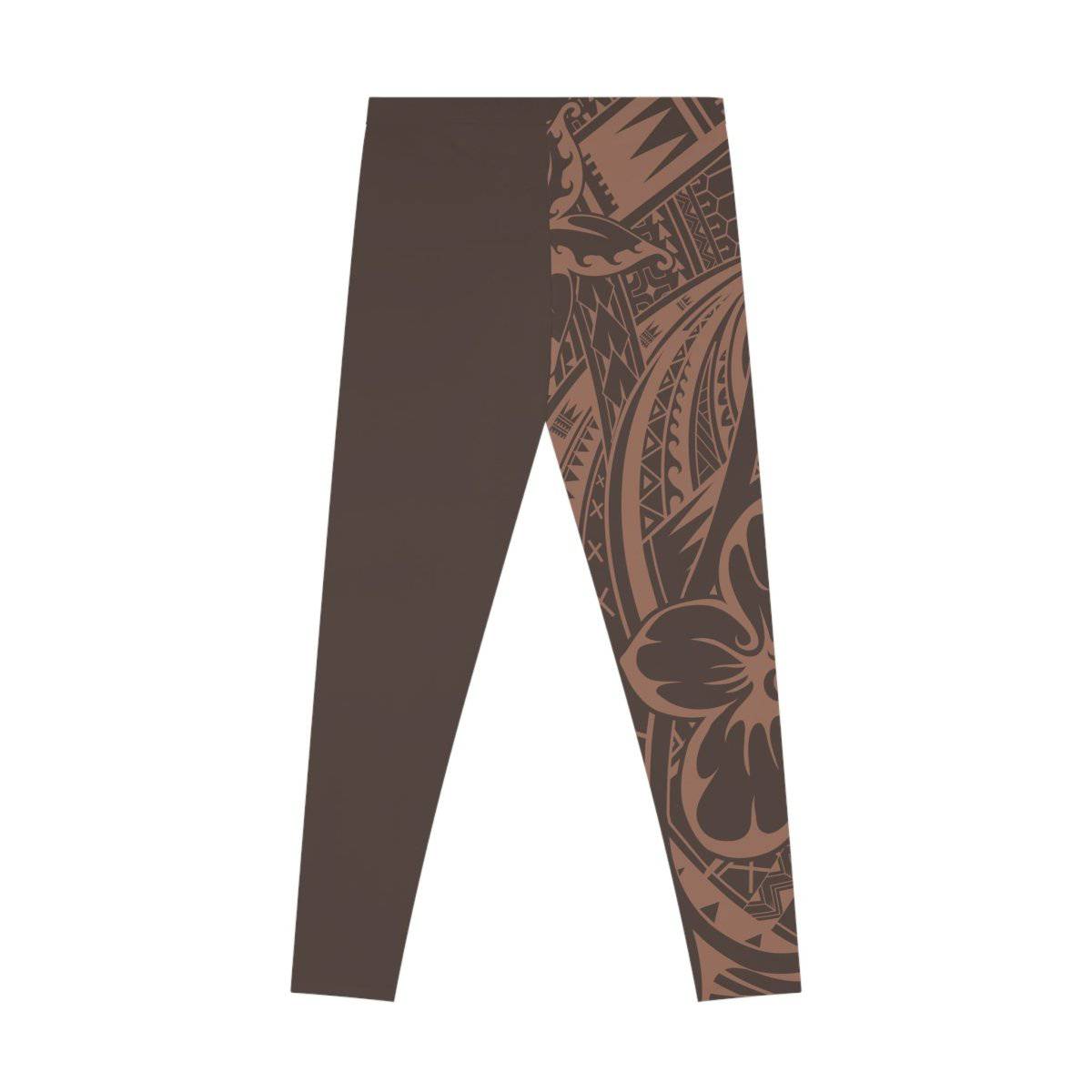 IslandFlex Mid - Rise Leggings - Bloom Mocha Mousse - AU/NZ/USA - The Koko Samoa