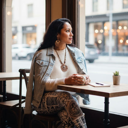 IslandFlex Mid - Rise Leggings - Elei Steel - AU/NZ/USA - The Koko Samoa