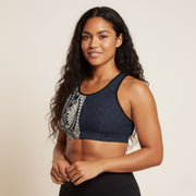 Islandflex Seamless Sports Bra - Blue Bloom - AU/NZ/USA - The Koko Samoa