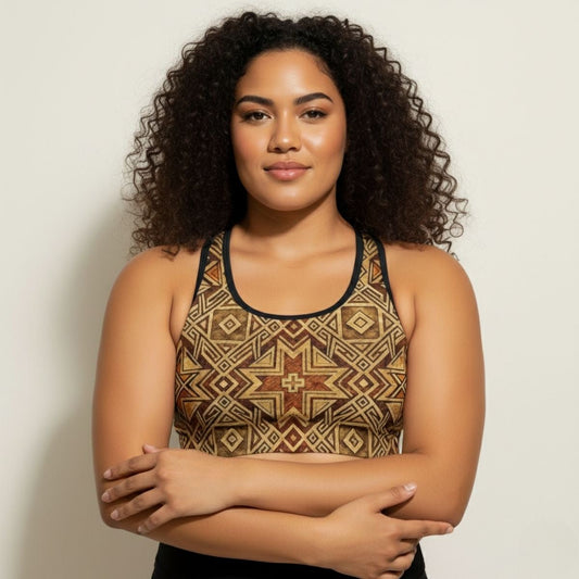 Islandflex Seamless Sports Bra - Earthline - AU/NZ/USA - The Koko Samoa