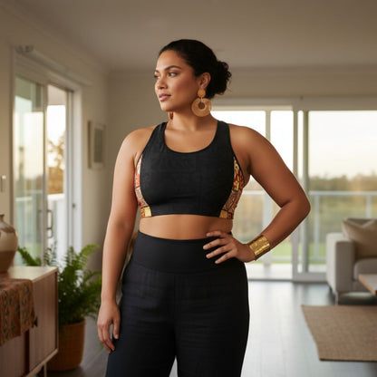 Islandflex Seamless Sports Bra - Sataoa Sunrise - AU/NZ/USA - The Koko Samoa