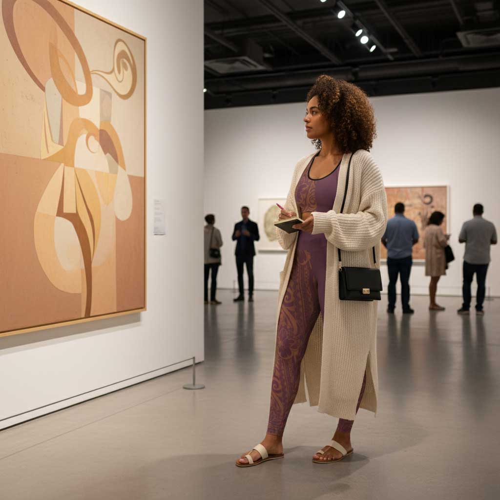 IslandPlus - 2XL to 6XL Leggings - Bloom Brandied Melon - AU/NZ/USA - The Koko Samoa